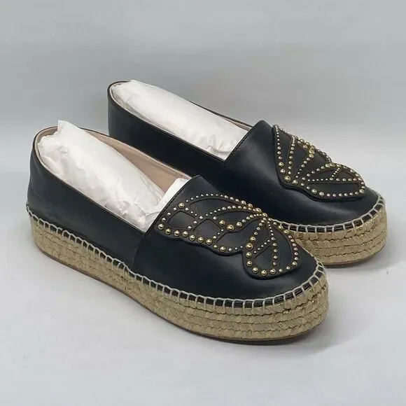 Sophia Webster Butterfly Platform Espadrille Flats size 36